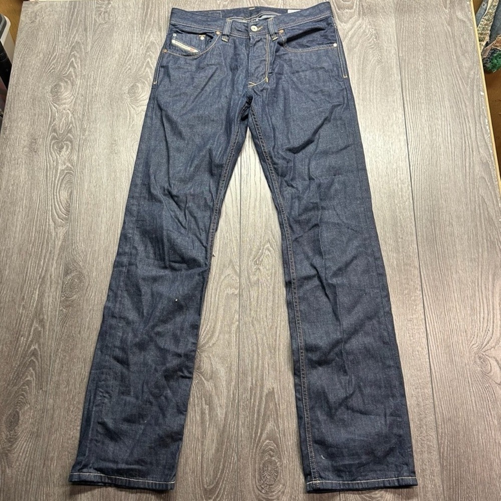 Diesel Larkee Regular Straight Leg Jeans Dark Wash 0802A Mens 29x32